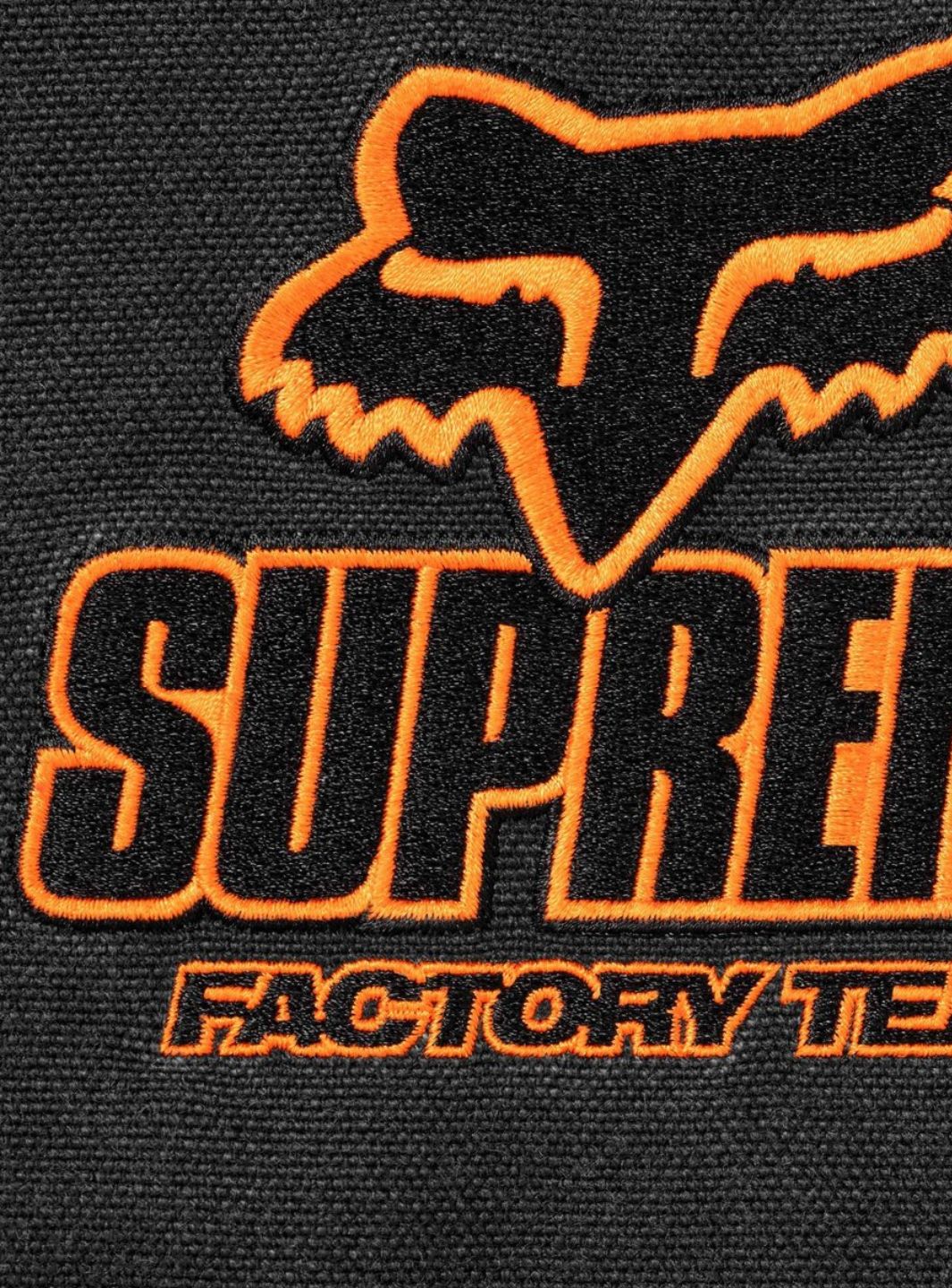 Supreme Fox Racing Hooded Work Jacket Black - Image 4