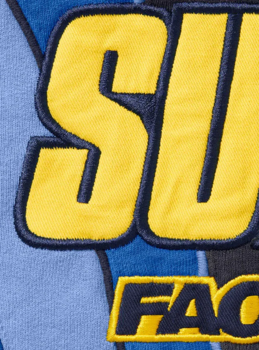 Supreme Fox Racing Zip Up Hooded Sweatshirt Blue - Image 3