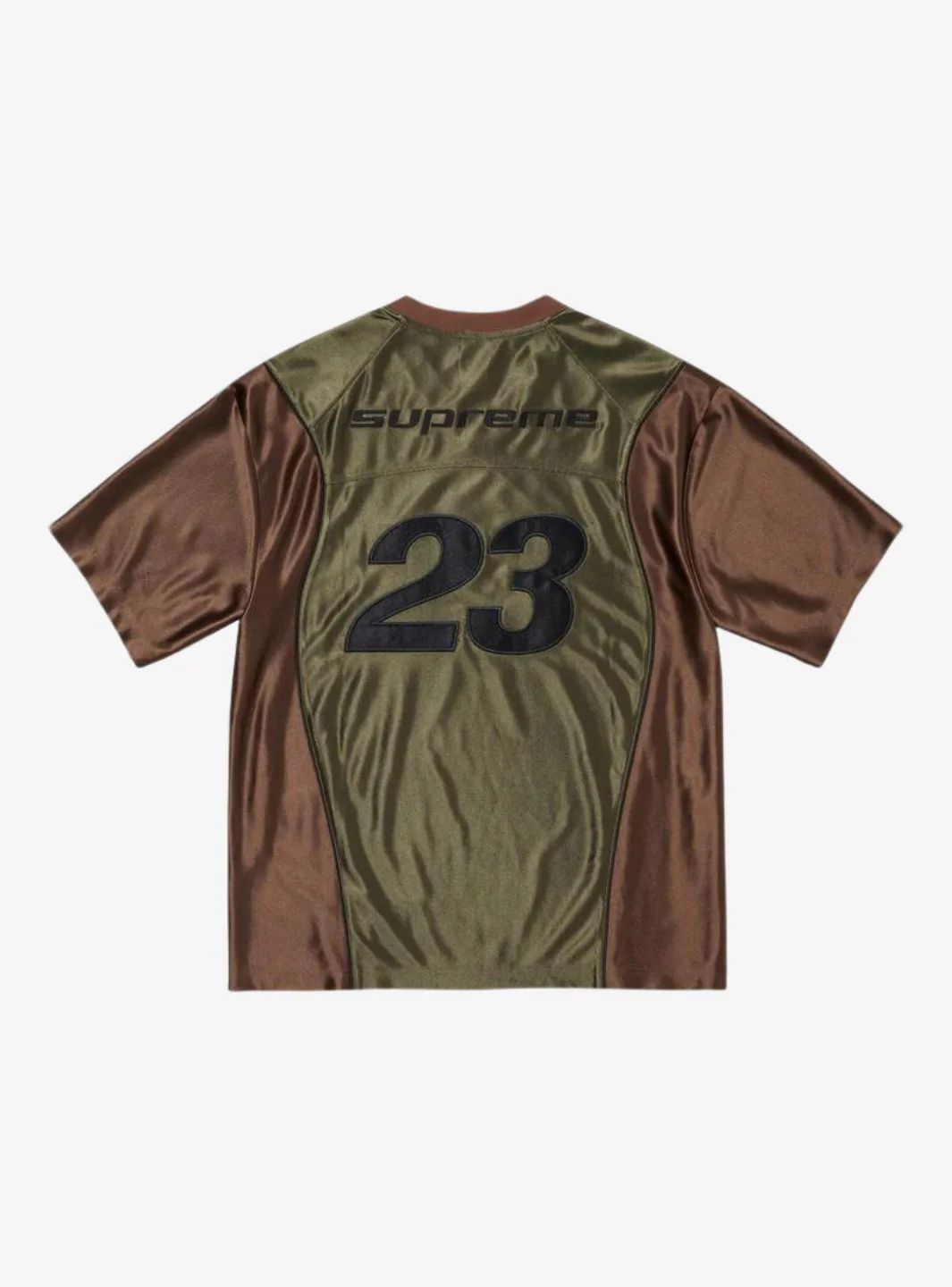 Supreme Jordan Warm Up Jersey Olive - Image 2