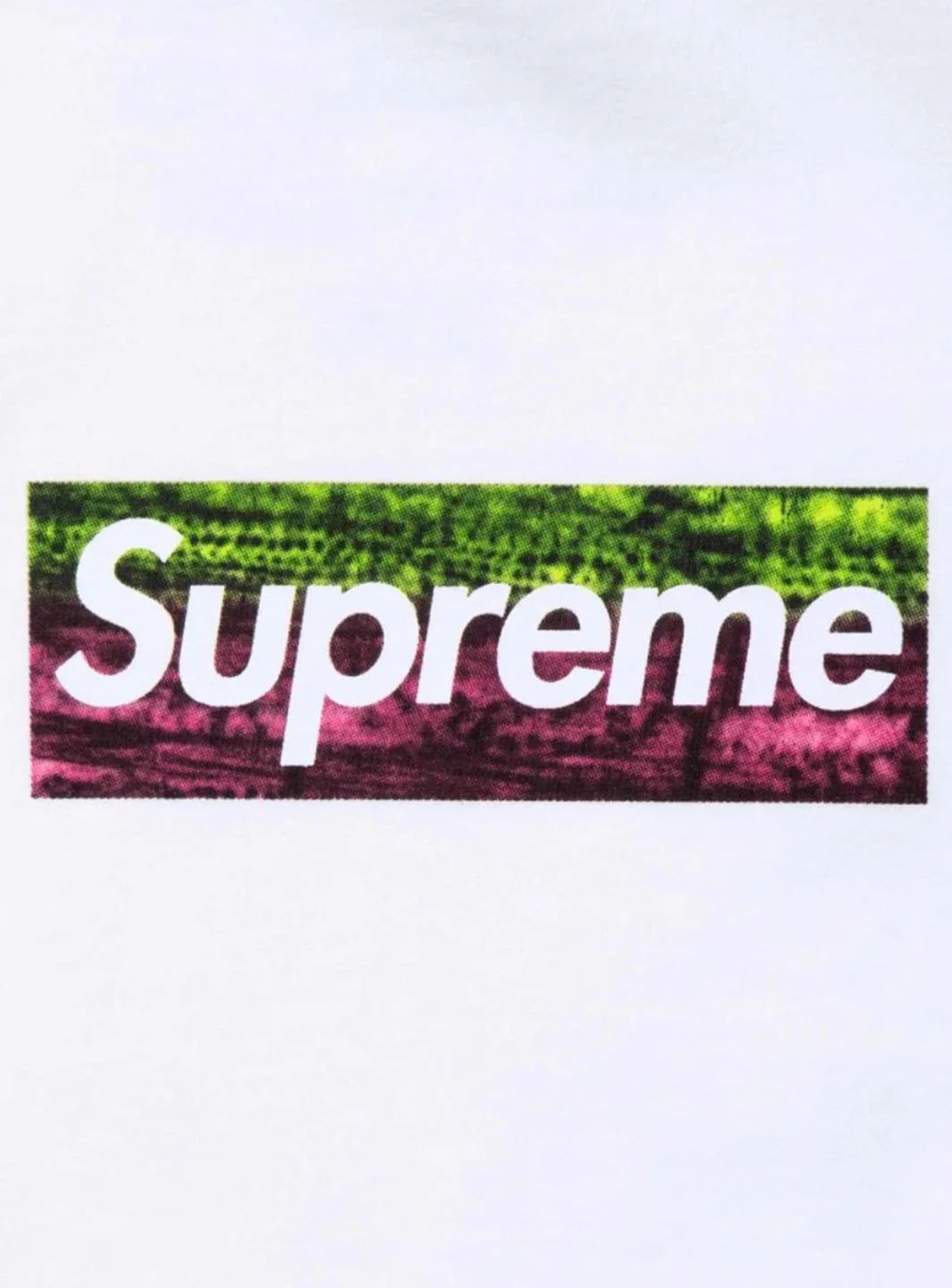 Supreme Los Angeles Fire Relief Box Logo T-Shirt White - Image 3