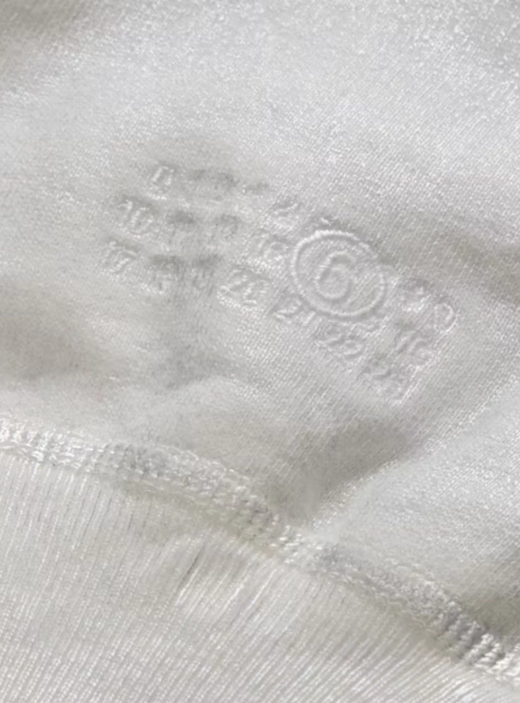 Supreme MM6 Maison Margiela Foil Box Logo Hooded Sweatshirt White - Image 4