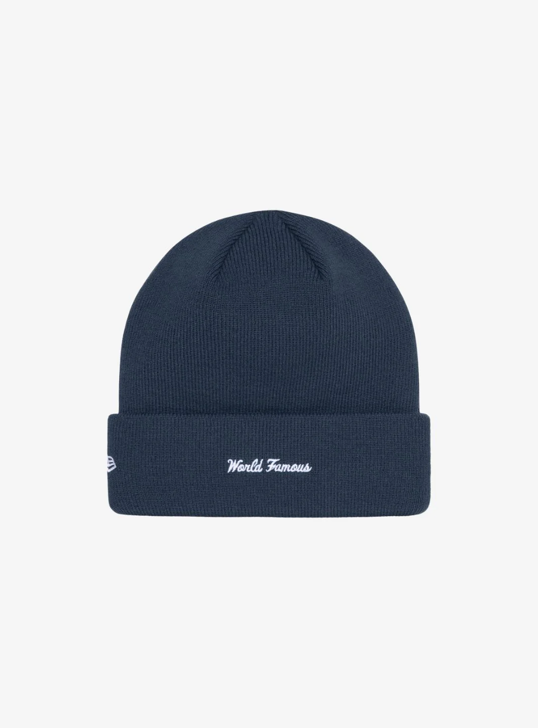 Supreme New Era Box Logo Beanie Navy (FW24) - Image 2