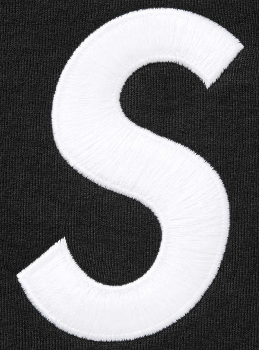 Supreme S Logo Zip Up Hooded Sweatshirt Black (FW25) - Image 2