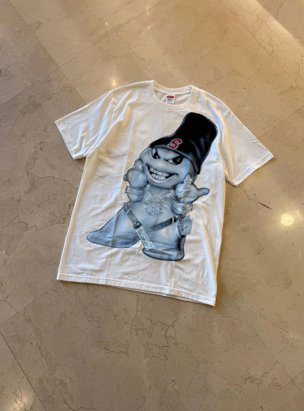 Supreme Snowman T-Shirt White - Image 3