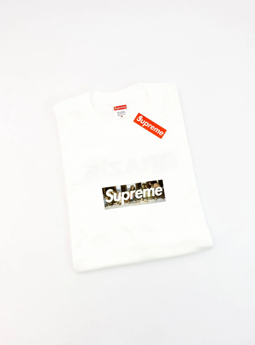 Supreme Milan Box Logo T-Shirt White - Image 3