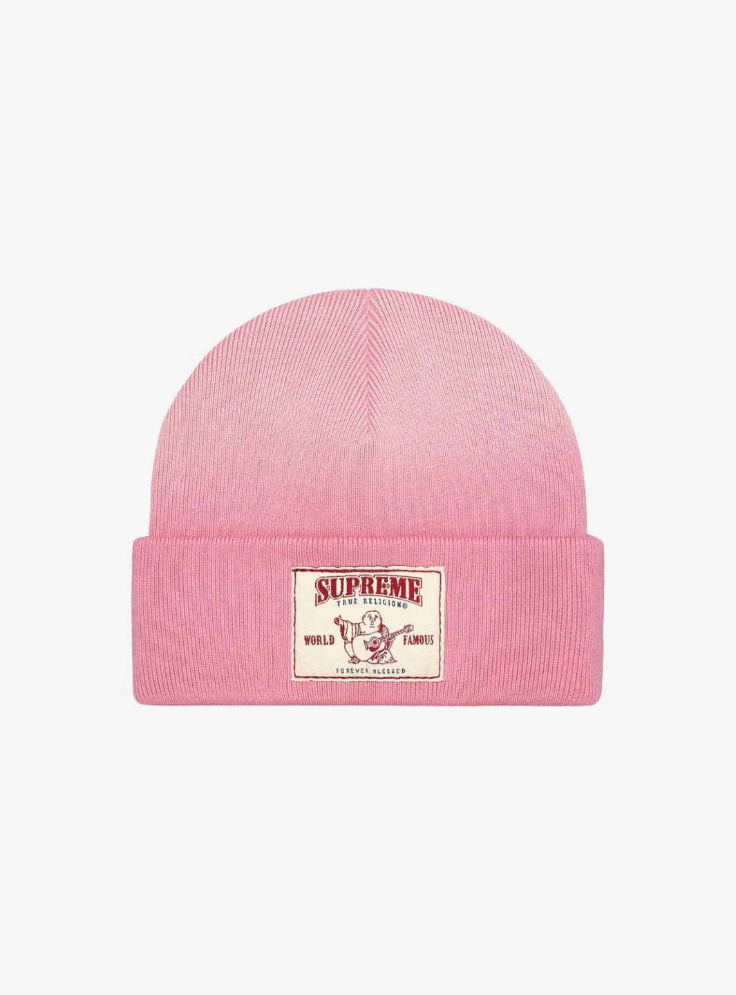 Supreme True Religion Beanie Pink (FW25) - Image 2