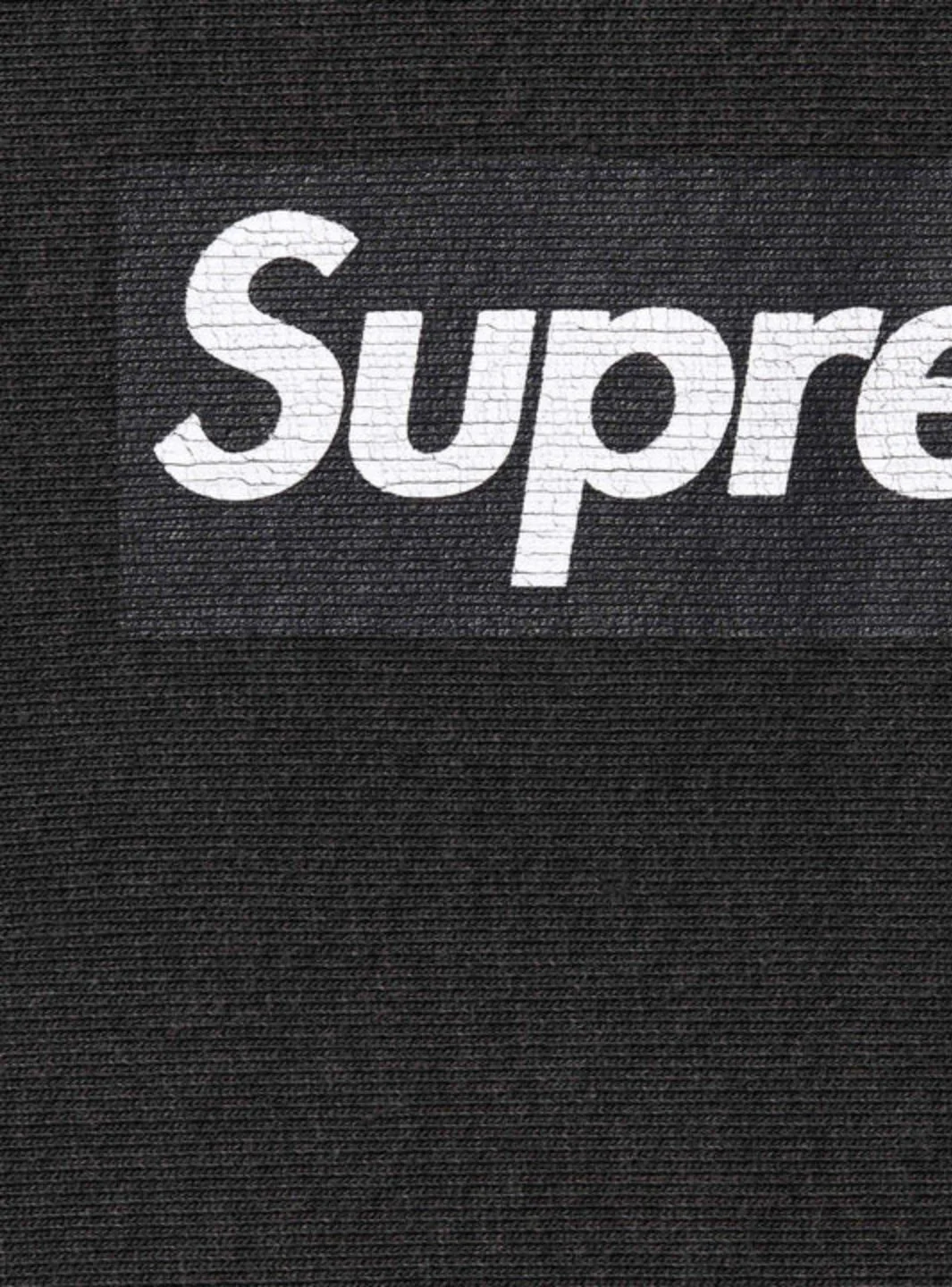 Supreme Washed Box Logo Crewneck Black - Image 2