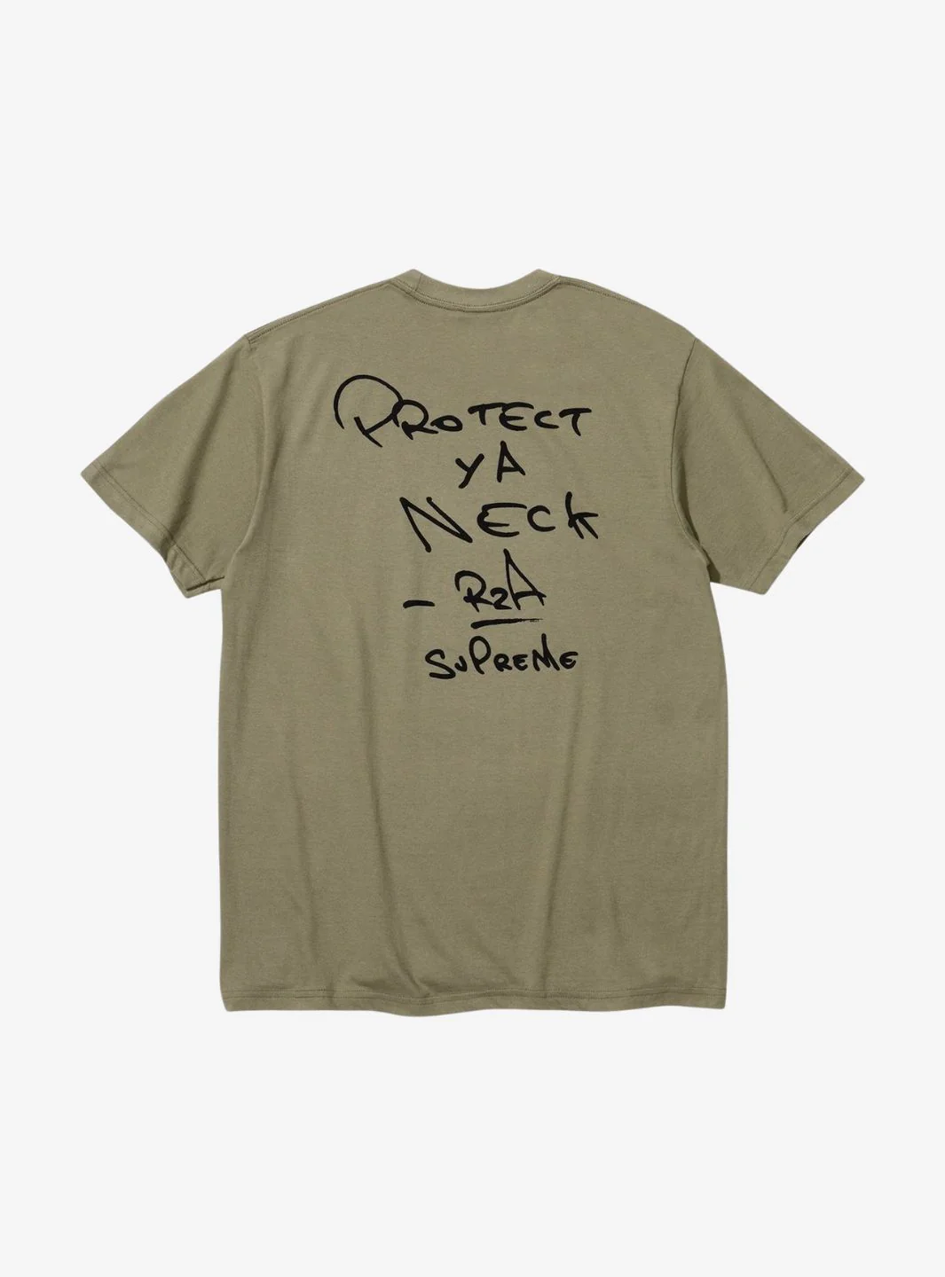 Supreme Wu-Tang Clan RZA T-Shirt Light Olive - Image 2