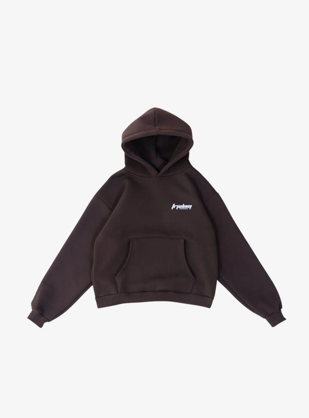 Trap Denim Hoodie Dark Browm