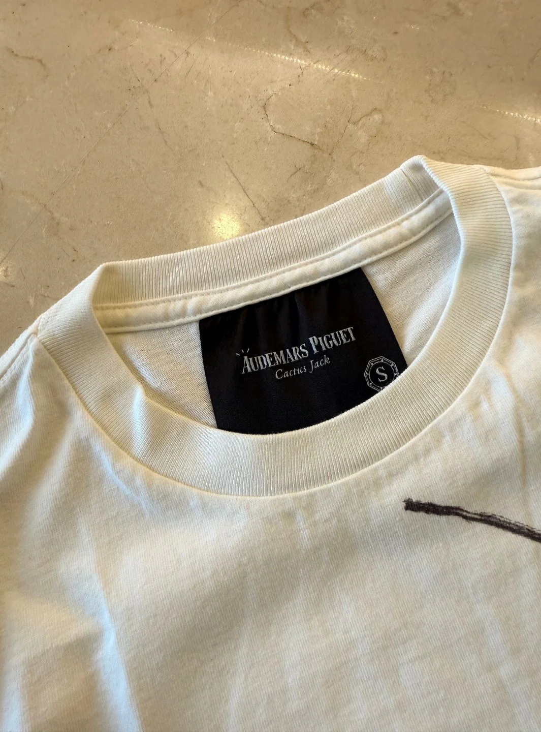 Travis Scott CJ x Audemars Piguet Time Zones T-Shirt White - Image 9