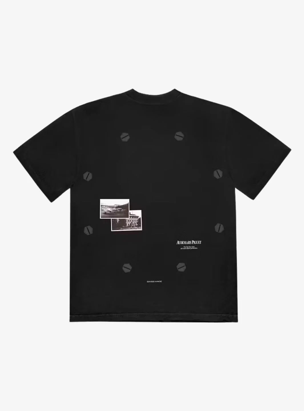 Travis Scott CJ x Audemars Piguet Vintage T-Shirt Black - Image 2