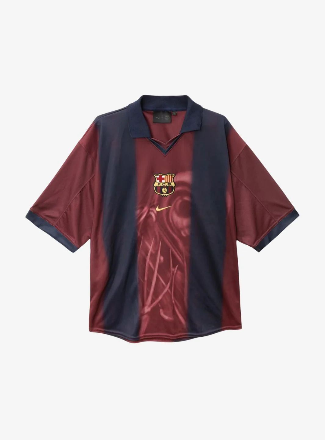 Travis Scott x Nike x FC Barcelona Retro 2000/01 Home Skeleton Jersey Multicolor